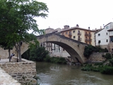 Pilgrim's bridge Estella on the Ega River